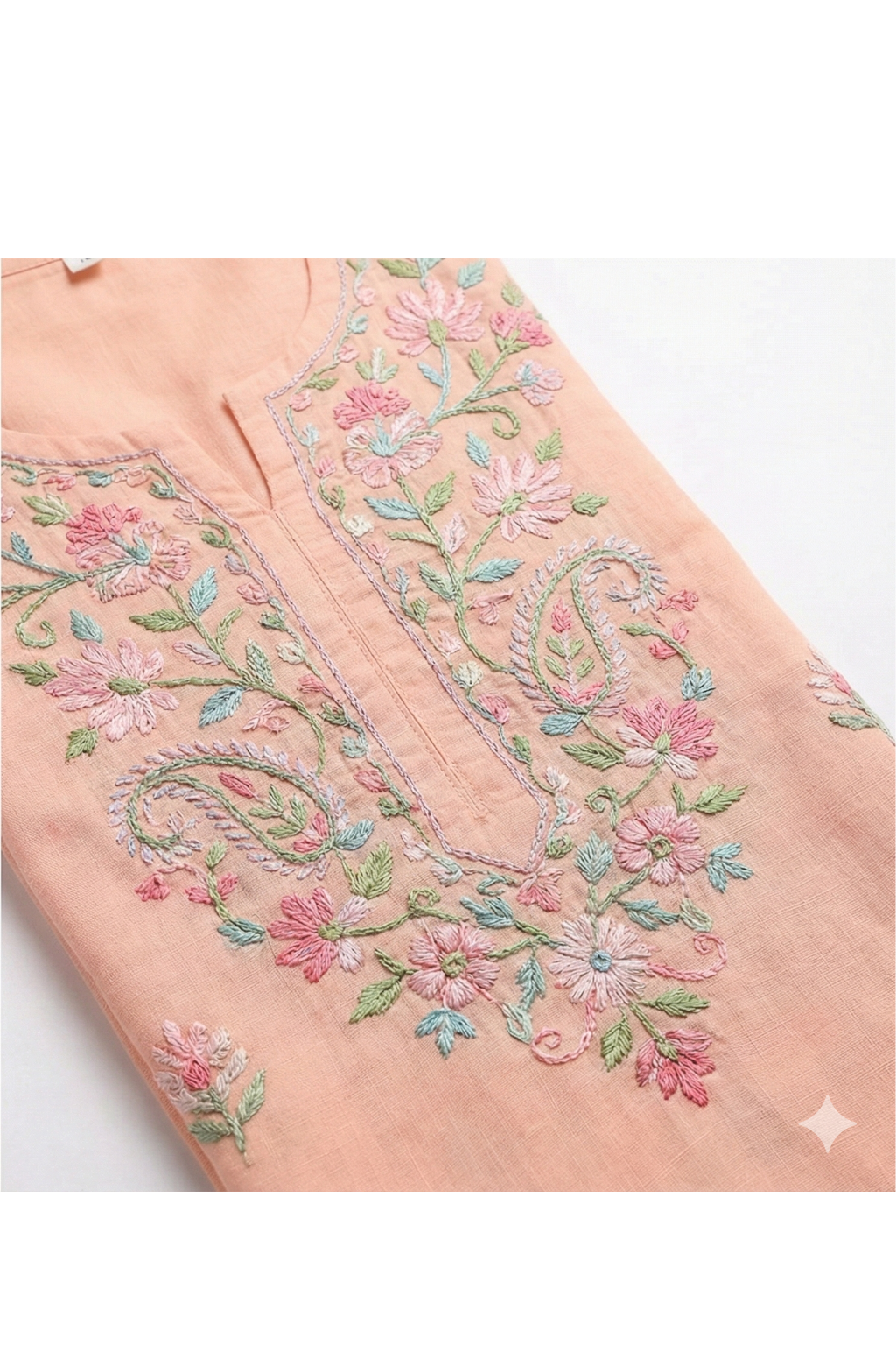 Elegant Kashmiri Embroidered Kurti – Handcrafted Secondary image