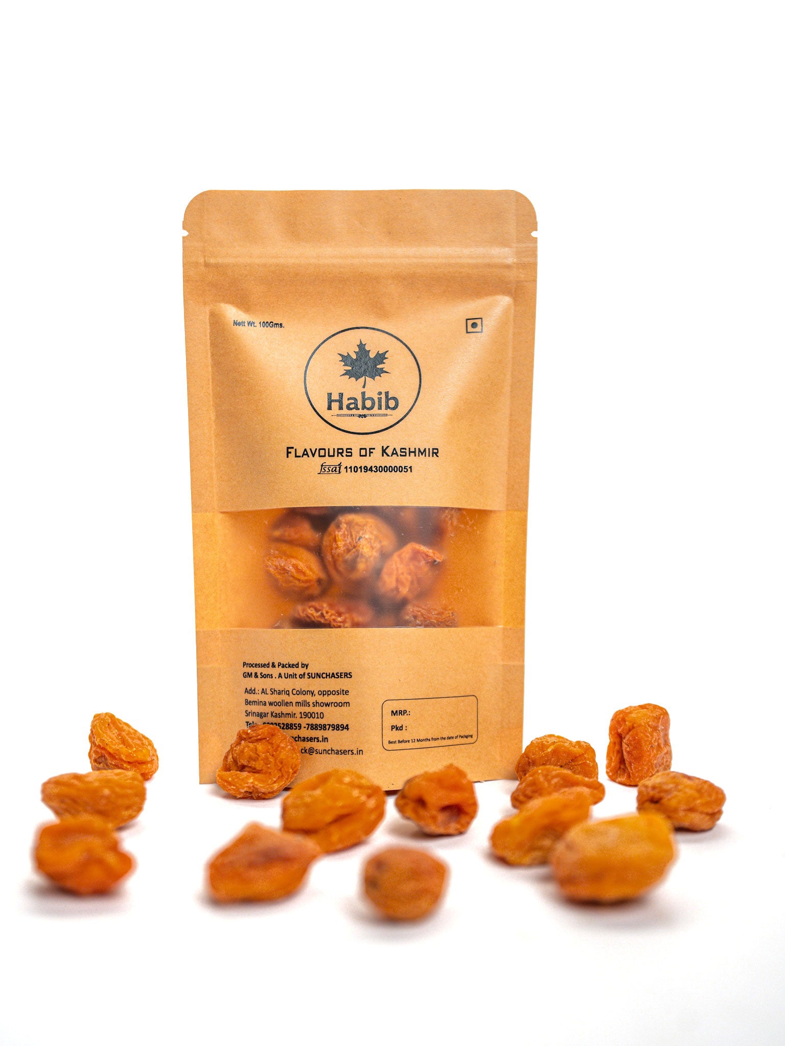 KASHMIRI APRICOT ( 200gm ) Secondary image