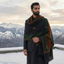 Classic Kashmiri Wool Shawl for Men